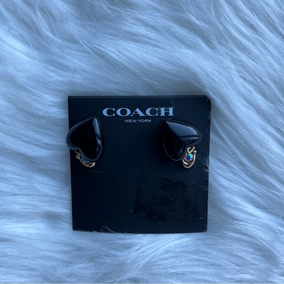 🆕 COACH NEW YORK
HEART DROP CRYSTAL
WOMEN'S STUDDED EARRINGS - Picture 7 of 7